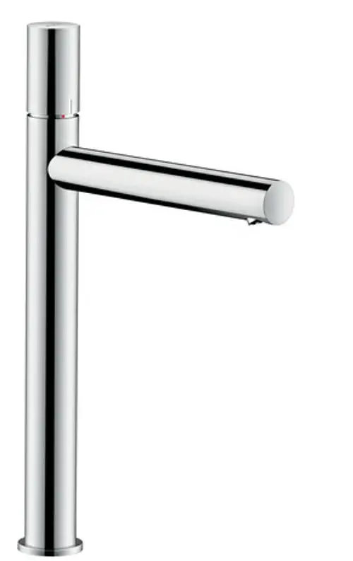 Einhebel-Waschtischmischer aus Chrom mit einem klaren, geraden Design von AXOR für Aufsatzwaschtische. Enthält eine Ablaufgarnitur.